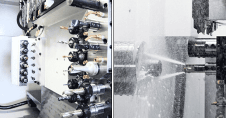 CNC-Drehmaschinen mit Y-Achse und 1,5-m-Stangenlader – Foto 3